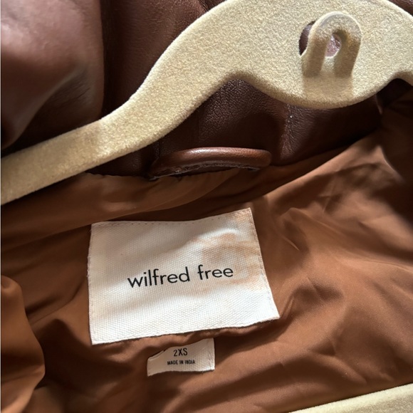 Aritzia Wilfred Women’s cognac puffer 2XS - Picture 3 of 4